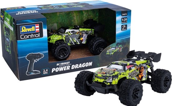 24674 Revell RC Truggy Power Dragon RtR 2.4Ghz schaal 1/20 25Km/h 8+ 