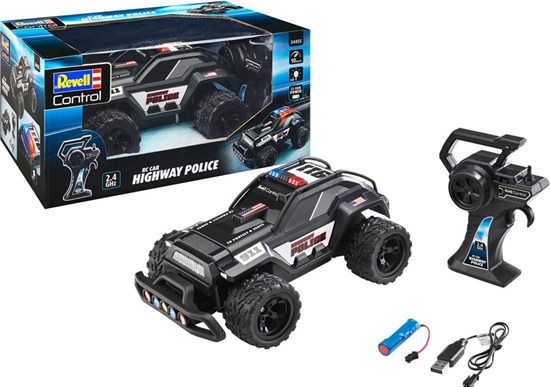 24455 Revell RC Highway Police auto 2.4Ghz 10Km/h 8+ 