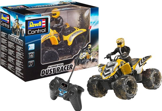 Revell ControL RC Dust Racer Quad met Coureur met LED 27Mhz 10km/h 