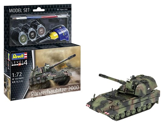 63347 Revell Modelset Panzerhaubitze 2000 Tank 130dlg Schaal 1/72 