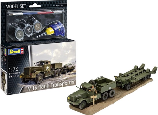 63364 Revell Modelset M19 Tank Transporter schaal 1/76 140dlg 