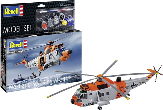 63785 Revell Modelset Westland Sea King Mk.41 Helikopter schaal 1/72 132dlg 