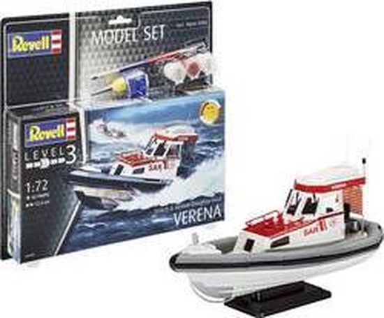 65228 Revell model set SEARCH & RESCUE DAUGHTER BOAT VERENA 1/72 level 3