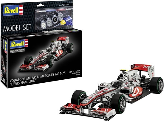 67096 Revell Modelset Vodafone McLaren Merceds MP4-25 Hamilton schaal 1/24 103dlg 