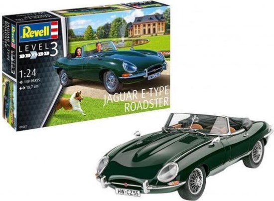 67687 revell Modelkit Jaguar E-Type Roadster 1/24