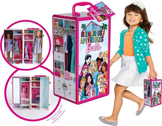 Barbie Kleding Koffer/Kast 3+