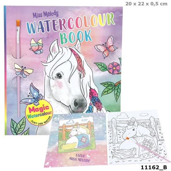 Miss Melody Water Colour boek