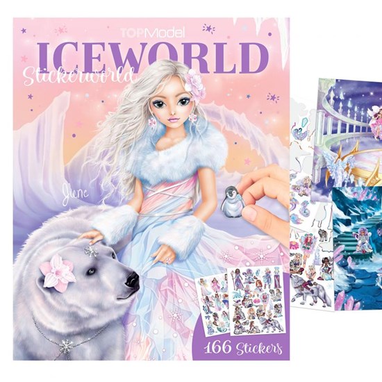 TOPModel Iceworld Stickerworld boek
