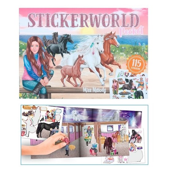 Miss Melody Stickerworld Pocket Stickerboek