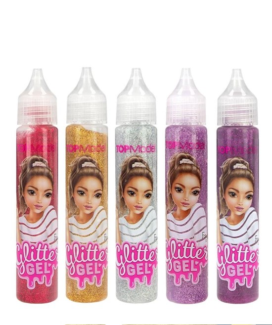 TOPmodel Glitter Glue Lijm assorti kleuren