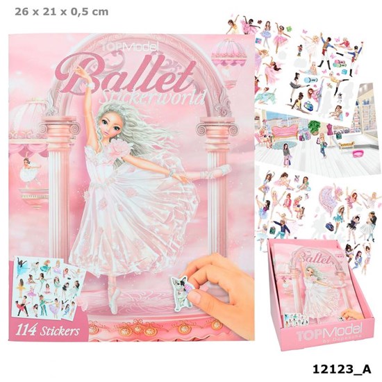 TOPmodel Ballet Stickerworld Stickerboek
