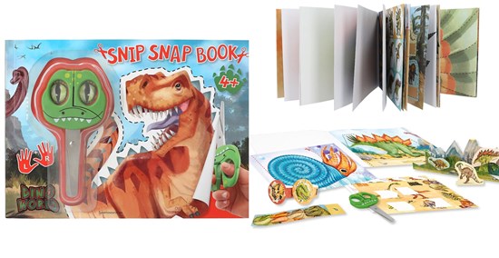 DinoWorld Snip Snap Book met Schaar 4+