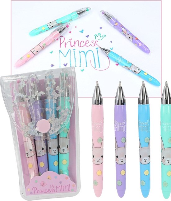 Princess MIMI 4 Mini Gelstiften in Etui 