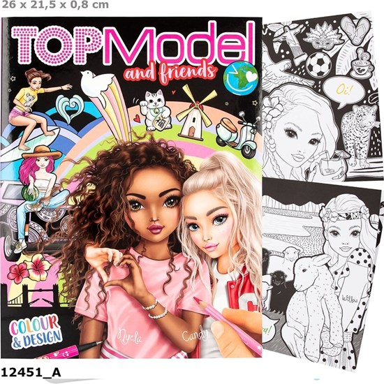 TOPModel & Friends Colour and Design Boek 