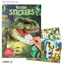 DinoWorld Create met Nummers met 395 Stickers