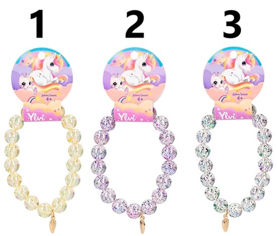 Yivi Armband met Glitterkralen 