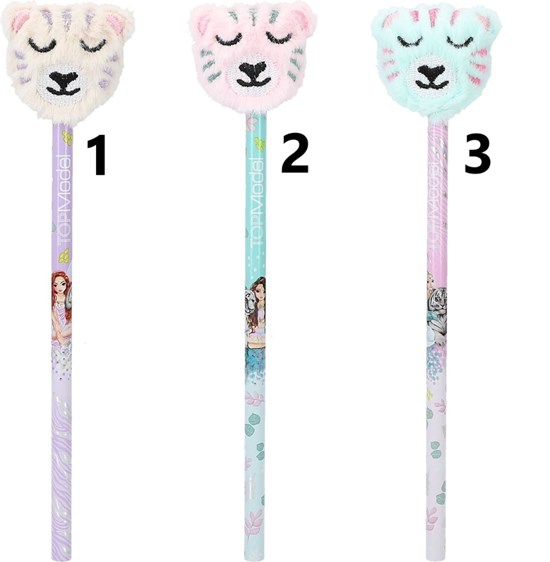 TOPModel Potlood met Knuffel Topper assorti 