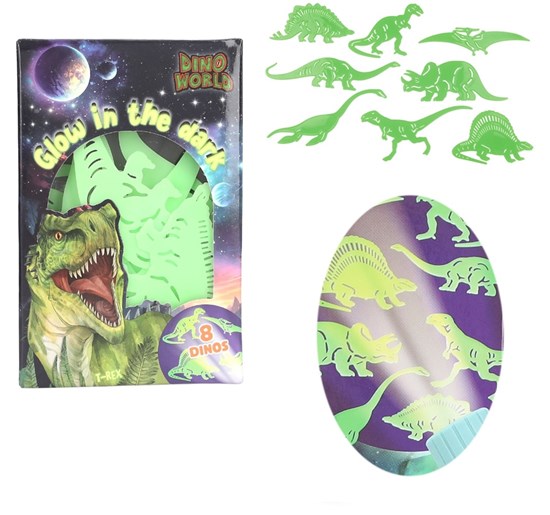 Dino World Glow in the Dark Stickers