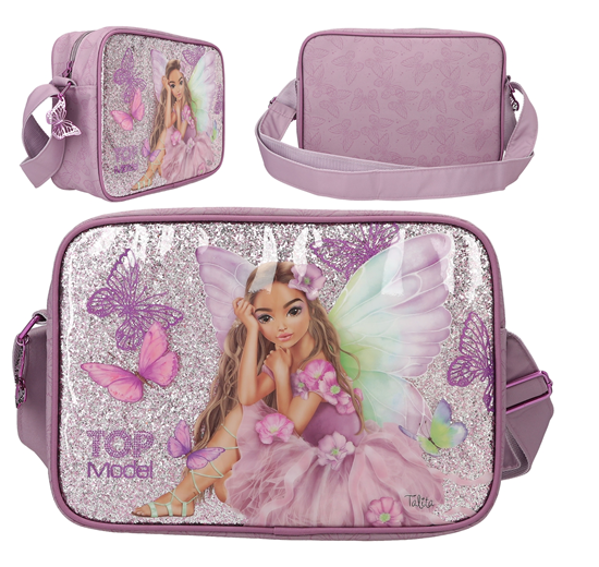 TOPmodel Schoudertas Fairy Love Roze met Glitters 