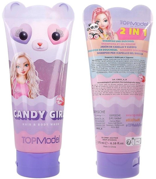TOPModel 2in1 Shampoo en Douchegel assorti BEAUTY and ME 