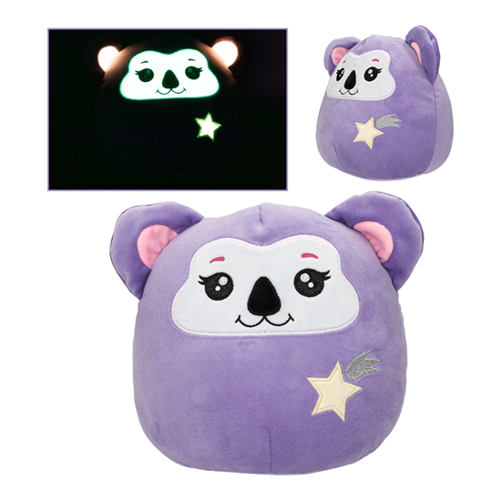 Yivi Swoppies Glow in de Dark Knuffel Koala Paars circa 30cm