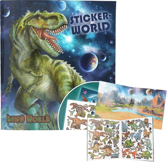 DinoWorld Galaxy Stickerboek 