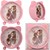 TOPModel Wekker Floral met Oren Roze 
