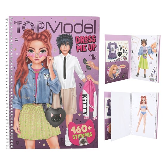 TOPModel Dress Me Up Knutselboek met MEER DAN 160 Stickers
