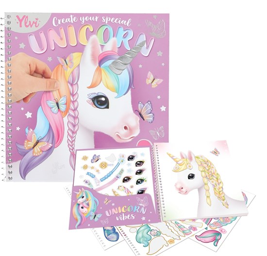 Yivi Create Your Special Unicorn met 230 Stickers 