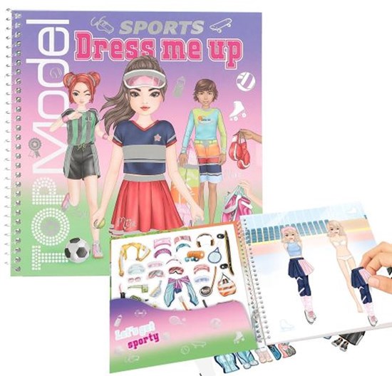 TOPModel Dress Me Up Stickerbook Sports