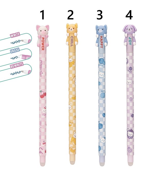 Topmodel PENfection Uitwisbare Gelpen Huggy Colors 