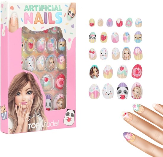 TOPModel Artificial Kunst Nagels Candy Glam 