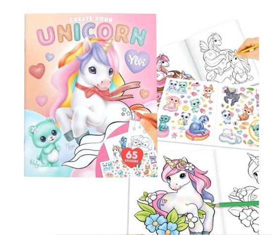 TOPModel Ylvi Create Your Unicorn Kleur/Stickerboek