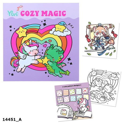Ylvi Cozy Magic Kleurboek 64 Pagina's 