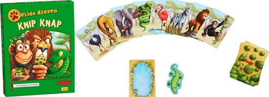 haba Wilde Dieren Knip Knap Kwartet 4-99 jaar 