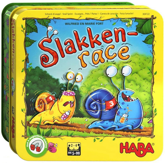 Haba Slakken Race spel in blik 5+