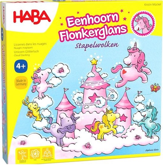 haba Eenhoorn Flonkerglans Stapelwolken spel 4-99 jaar 