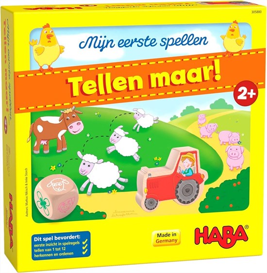 Haba Mijn Eerste Spellen Tellen maar 2+