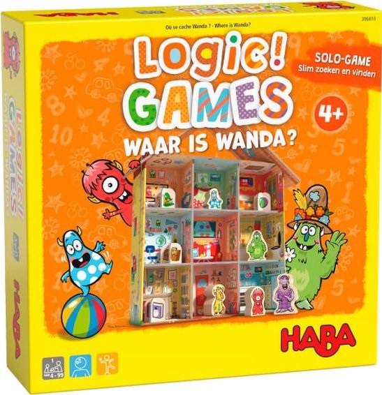 haba Logic ! Games Waar is Wanda ? SOLO SPEL 4+ 