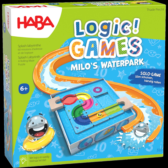 haba Logic ! Games Milo's Waterpark SOLO spel 6+ 