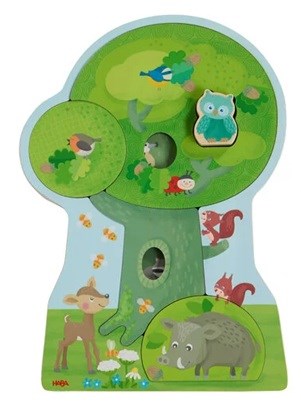 Haba Houten Puzzel Bosdieren 9dlg 3+ 
