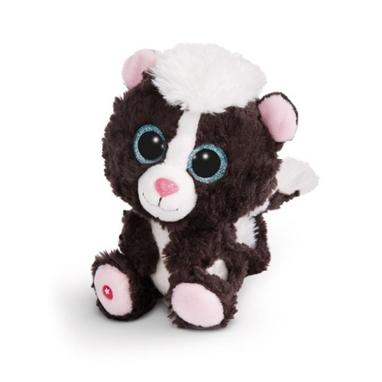 Nici Glubschis Pluche Figuur Stinkdier Skunk Suppi Zwart/Wit 15cm