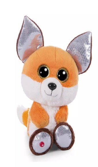 Nici Glubschis Pluche Figuur Vos Runuzzi Oranje/Wit/Bruin 25cm