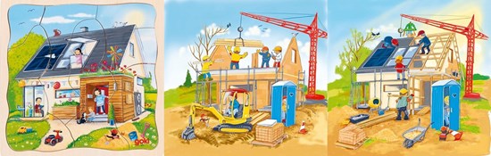 Goki Puzzel Wij Bouwen Een Huis 35dlg 3+ 