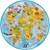 goki XXL Wereldkaart Dieren puzzel in Doos 49dlg 4+ 