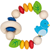 Goki Baby Bijtring Hout VOGEL cira 8cm met Elastiek 0mnd+