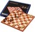 philos LUXE SCHAAKBORD met FIGUREN Elzenhout 40x40cm