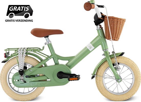 4127 Puky YOUKE Kinderfiets ALU Classic Retro Groen 12" 