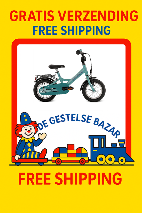4155 Puky 2-Wieler Fiets YOUKE 12" Gutst Green 3-6 jaar 
