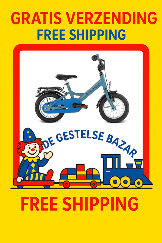 4157 Puky 2-Wieler Fiets YOUKE 12" Breeze Blue 3-6 jaar 